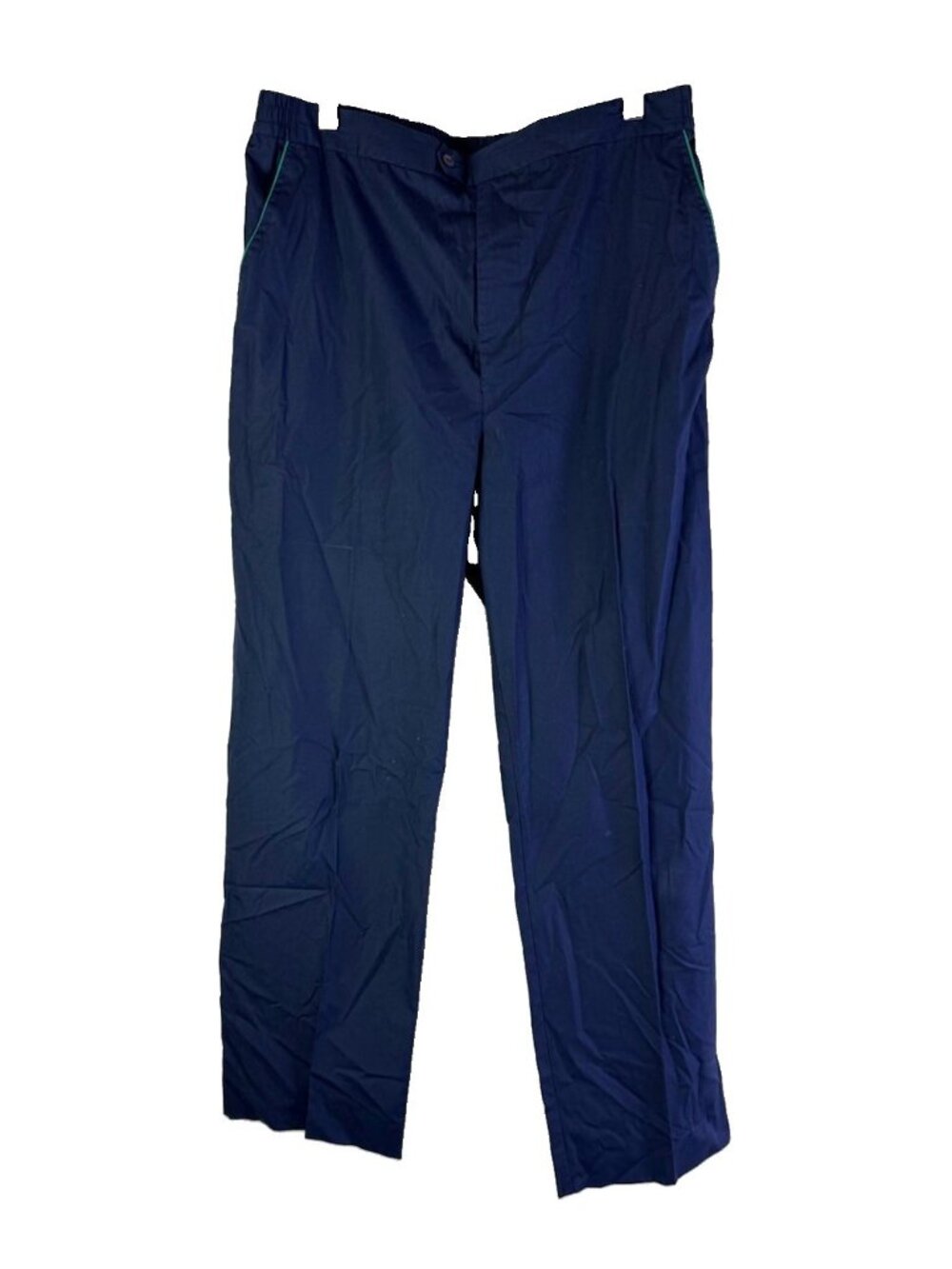 Vintage 80s Christian Dior Monsieur Pants Spell Out Navy Blue